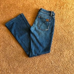 Size 0 flare leg blue Joe Jeans for Sale.